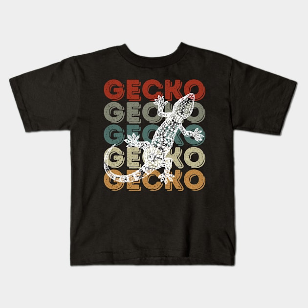 Gecko Kids T-Shirt by starryskin